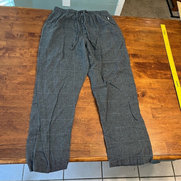 Polo Ralph Lauren gray plaid sleep lounge pajama pants size Large - Picture 1 of 8